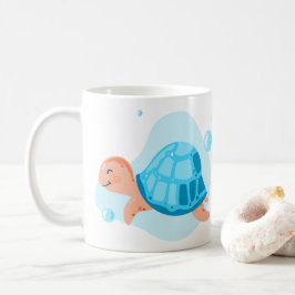 Undervattensvärlden. Havets liv. Cute sea sköl Kaffemugg