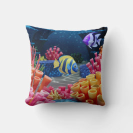 undervattensvärlden kudde