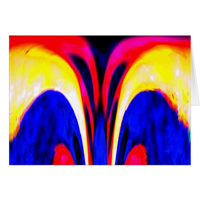 Undervattensvärme Hälsningskort (Framsidan Horizontal)