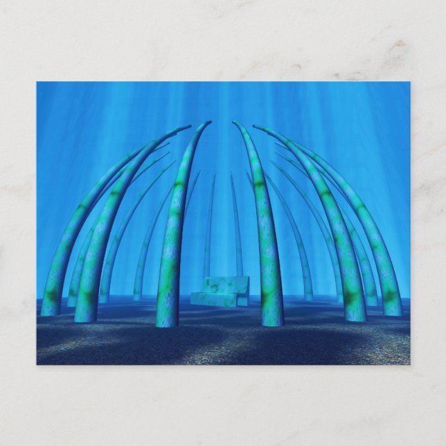 undervattensvila ställe vykort (Framsida)