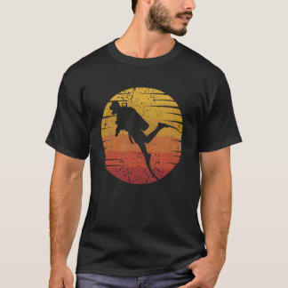 Undervattenteknisk Sportdykning Professionell vint T Shirt