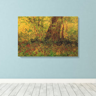 Undervegetation av Vincent van Gogh Canvastryck