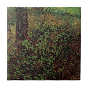 Undervegetation av Vincent van Gogh Kakelplatta