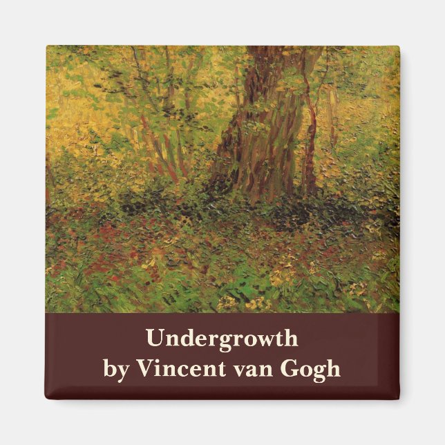 Undervegetation av Vincent van Gogh Magnet (Framsidan)