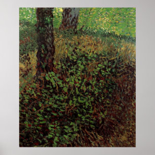 Undervegetation av Vincent van Gogh Poster