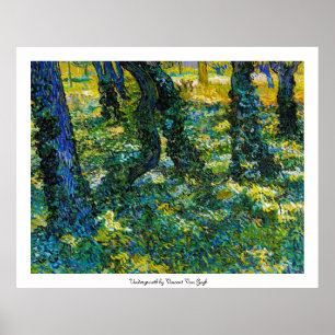 Undervegetation av Vincent Van Gogh Poster