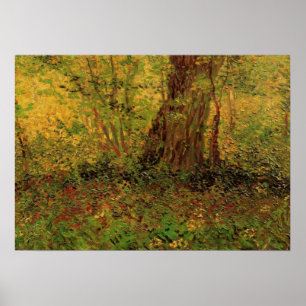 Undervegetation av Vincent van Gogh Poster