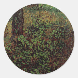 Undervegetation av Vincent van Gogh Runt Klistermärke