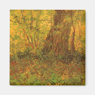 Undervegetation av Vincent van Gogh, Vintage finko Magnet