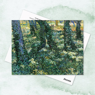 Undervegetation Träd Skog Vincent van Gogh Vykort