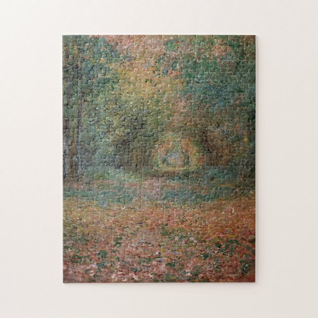 Undervegetationskog i Saint-Germain Monet Fine Art Pussel (Vertikal)