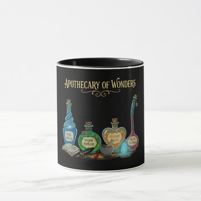 Underverkens apotek | Magisk Fantasy Mugg (Center)