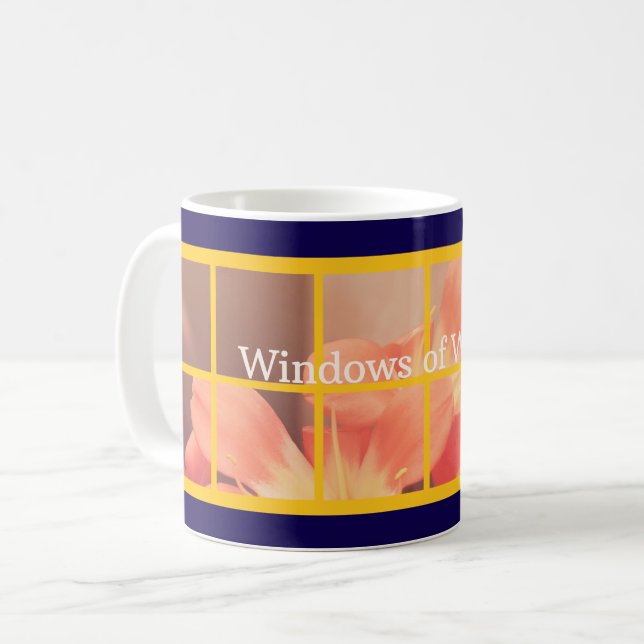 Underverkets fönster kaffemugg (Framsida vänster)