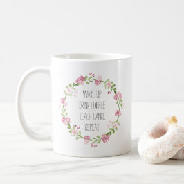 Undervisa dansblommigtkranen kaffemugg