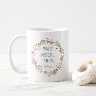 Undervisa dansblommigtkranen kaffemugg