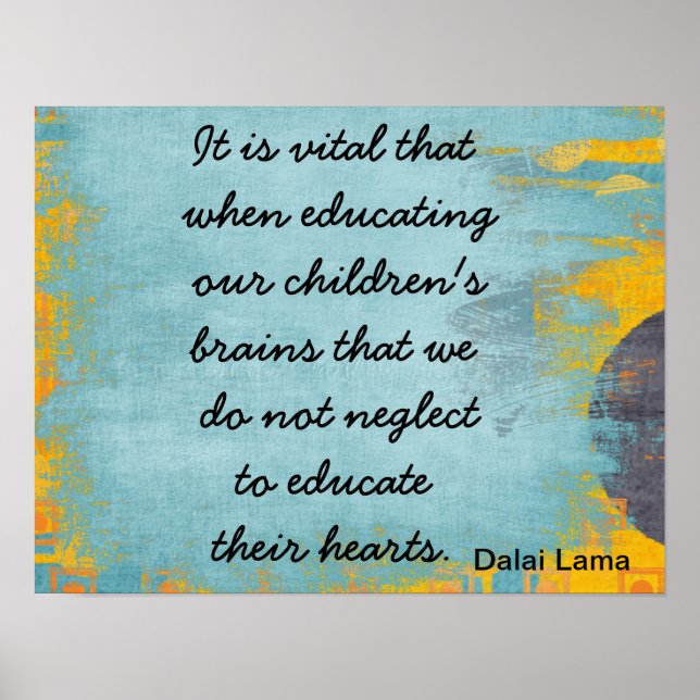 Undervisa deras hjärtan poster (Framsidan)