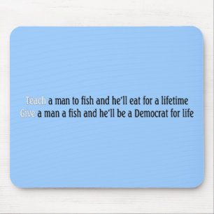 Undervisa en man att fiska musmatta