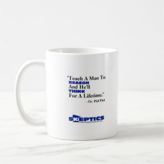 Undervisa en man att resonera… kaffemugg