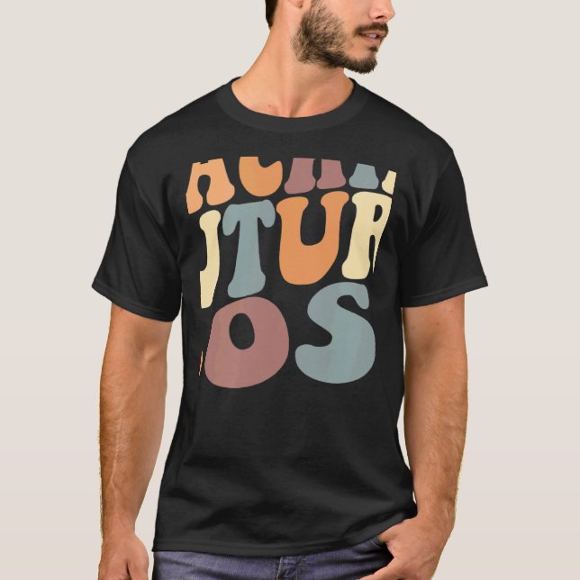 Undervisa framtida konstnärer Retro lärare student T Shirt (Framsida)
