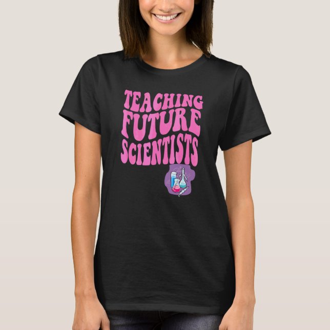 Undervisa framtida konstnärer Retro lärare student T Shirt (Framsida)