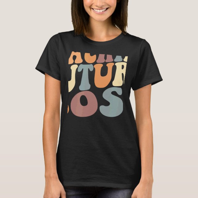 Undervisa framtida konstnärer Retro lärare student T Shirt (Framsida)