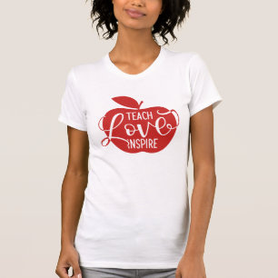 Undervisa kärlek inspirerar t shirt