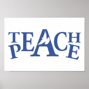 Undervisa konst för slogan för duvan för poster