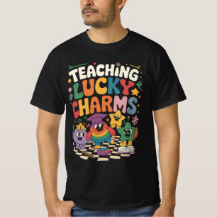 Undervisa Lucky Charms Lärare St Patricks dag T Shirt