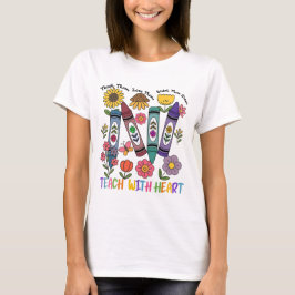 Undervisa med hjärta  t shirt