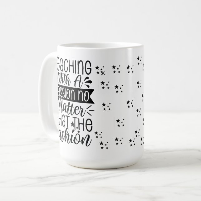 Undervisa med passion - Motiverande lärare Kaffemugg (Framsida vänster)