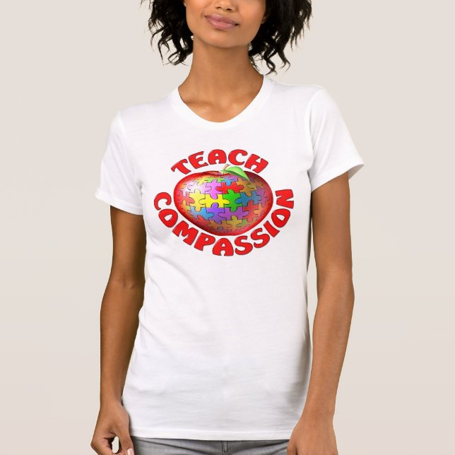 Undervisa medkänsla t-shirt (Framsida)