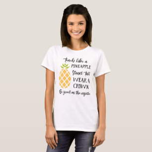 Undervisa något liknande som en ananasläraresomm tee shirt