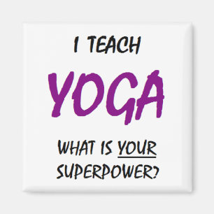 Undervisa yoga magnet