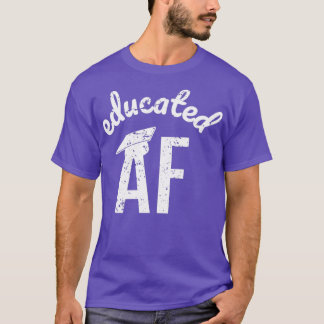 Undervisad AF Funny Studenten-citat Student 9 T Shirt