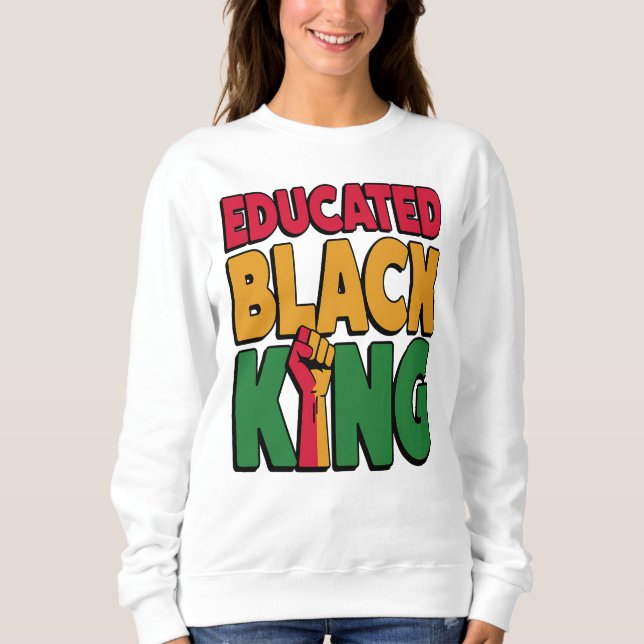 Undervisad Black Kung, inspirationell T Shirt (Framsida)