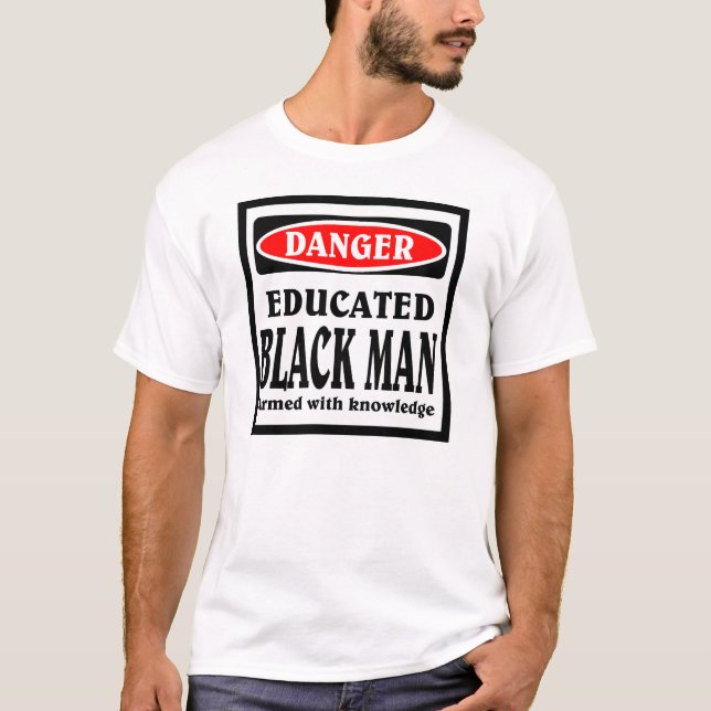 Undervisad Black Man Tee (Framsida)