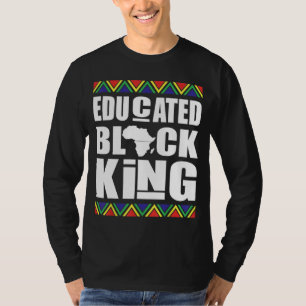 Undervisad svart kung Black-månad T Shirt
