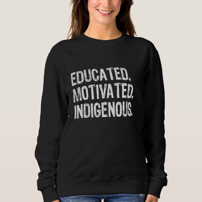 Undervisade, motiverade, inhemska, amerikanska t shirt (Framsida)
