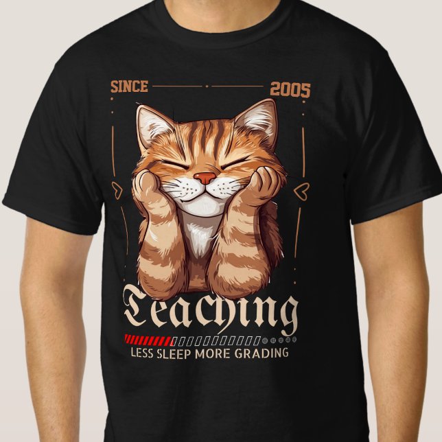 Undervisar sedan --  Lärare i andra klass T Shirt (Skapare uppladdad)