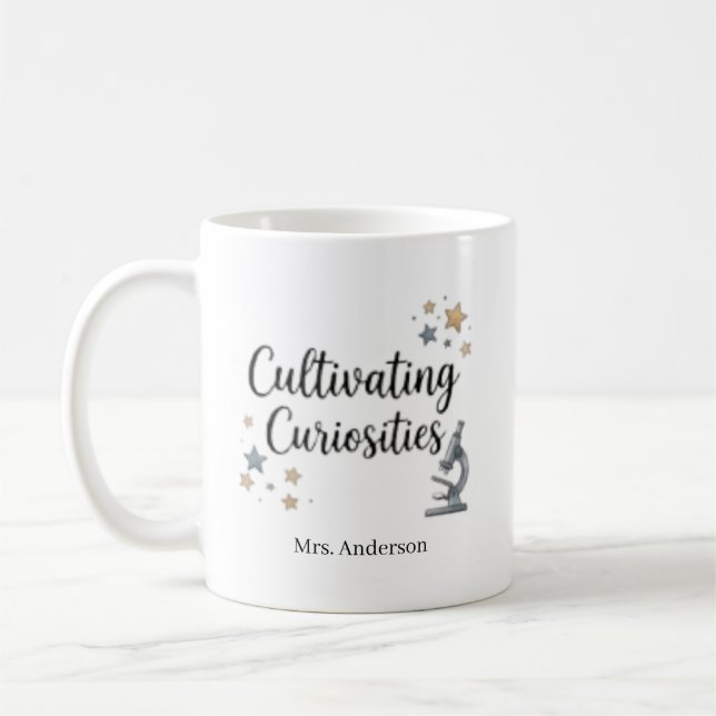Undervisarpresent för naturvetenskap och STEM Kaffemugg (Vänster)