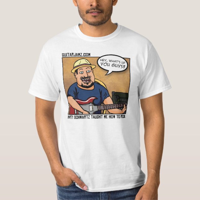 Undervisat mig hur man vaggar t-shirt (Framsida)