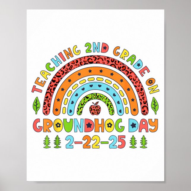 Undervisning 2:a klass på Groundhog Day Rolig skol Poster (Framsidan)