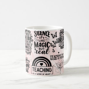 undervisning är ett hjärtearbete kaffemugg