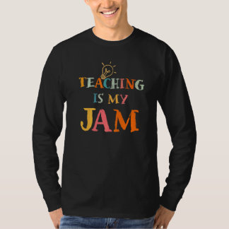 Undervisning Är Min Jam Skol Lärarens Uppkännande T Shirt