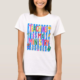 Undervisning Är Min Kallelse Kristallärar-T-Shirt T Shirt