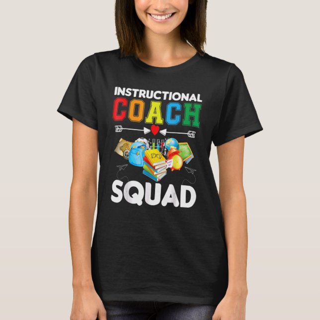 Undervisning: Cachad Squad Pro Lärarutbildning en T Shirt (Framsida)