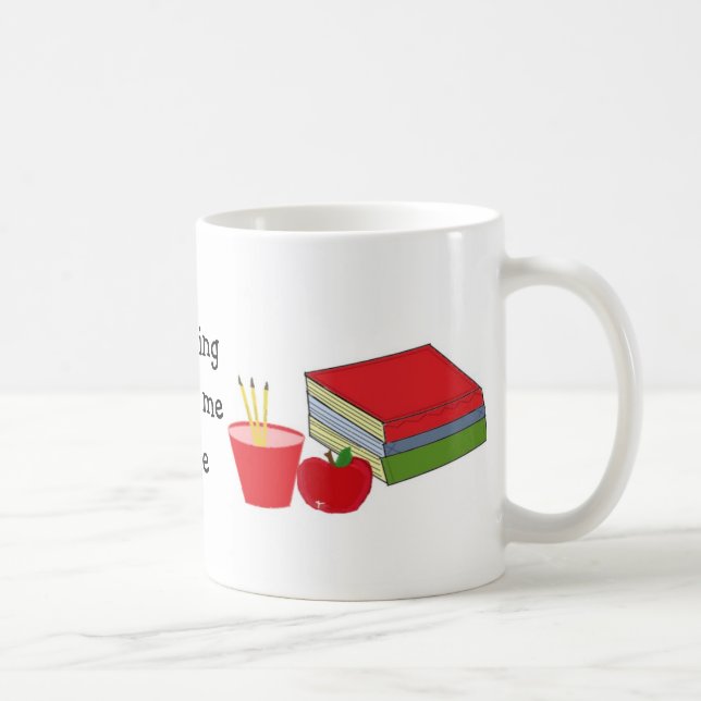 Undervisning får mig att le kaffemugg (Höger)