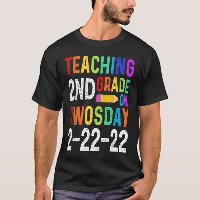 Undervisning i andra Klass på vardagen T Shirt (Framsida)