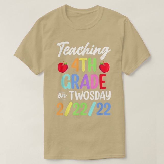 Undervisning i fjärde Klass den 22 februari 2022  T Shirt (Design framsida)