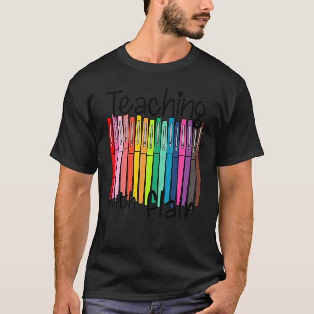 Undervisning i flusstudier med unga lärare t shirt (Framsida)